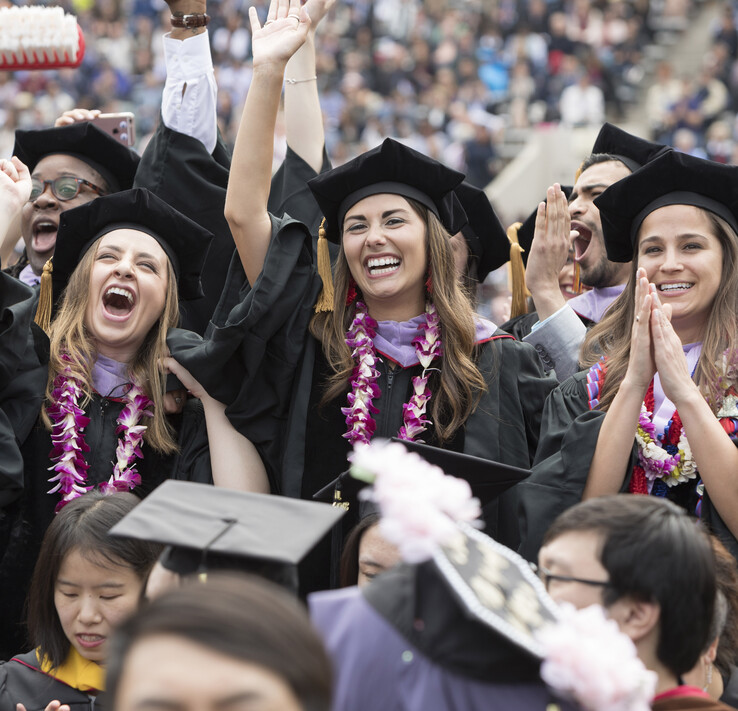 Graduates University Of Pennsylvania Commencement   Grads Cheering 2018 Z 